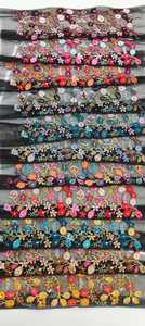 Bridal Veil Embroidery Lace Trim Soft Tulle Colorful Decorative Sewing Lace for <b>Clothing</b> & Home Decor - Product Image 2