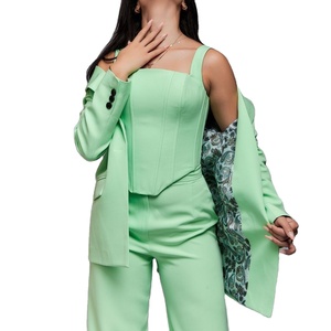 Traje de vestir de color verde marino para damas de oficina, moldeador elegante y profesional para mejorar la apariencia, corsé y moldeador de cuerpo para mujeres 2026 - Product Image 5