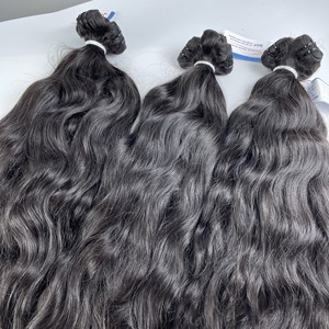 ผมแท้แบบไม่ผ่านกระบวนการ 100% ขายดี  แบบเป็นมัด  ต่อผมลอนธรรมชาติ ราคาส่ง - Product Image 2