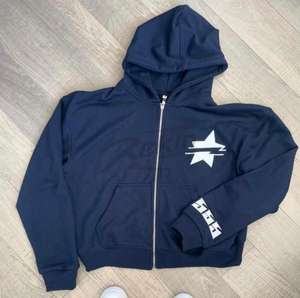 Sweat-shirt pour hommes en coton molletonné lourd imprimé personnalisé Sweat à capuche avec double fermeture éclair teint uni - Product Image 1