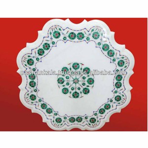 อินเดียหินอ่อนฝังตารางด้านบน - Product Image 1