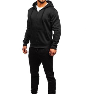 Vente chaude 2025 vêtements de sport confortables vêtements de Fitness hommes survêtement respirant couleur unie remorquage pièce ensemble survêtement décontracté - Product Image 2