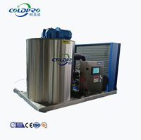 2026 Nieuw Ontwerp COLDPRO Directe Levering 1 Ton/24 Uur Schijfijsmachine Motor Aandrijving PLC Kern Fabrikant Direct