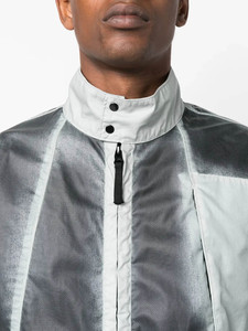 100% Polyester Panel Work Black <b>Sprayed</b> Custom Streetwear Windbreaker Jacket Breathable Sunfaded Windproof Windbreaker Jacket - Product Image 5