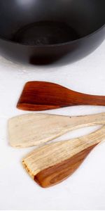 Juego de utensilios de madera de teca Natural clásica para manualidades HF, cucharas de cocina para bodas, espátulas ligeras y duraderas, capacidad de 10ml para - Product Image 5