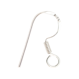 Sterling <b>Silver</b> Thread Earwire <b>Silver</b> Radiance <b>Earring</b> Wire Set <b>Earring</b> Findings for DIY Jewelry Making - Product Image 5