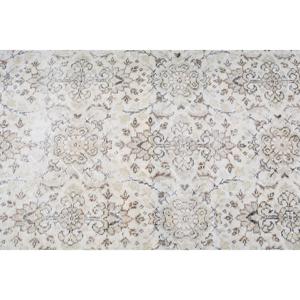 Rug, 3.5x6.6 ft Vintage Rug, <b>Brown</b> Ikat Rug <b>Wool</b> - Product Image 5