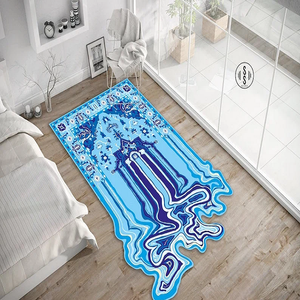 Ensemble de tapis persans en laine sur mesure, doux, luxueux, style moderne, très résistant, lavable, antidérapant pour salon, chambre à coucher, hôtel - Product Image 1