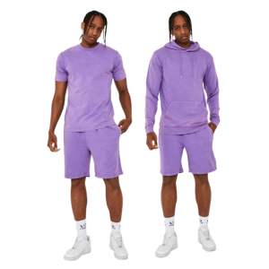 Conjunto de pantalones cortos con capucha para hombre de alta calidad, ropa de calle, conjunto de dos piezas informal de lana térmica, Sudadera con capucha con conjuntos cortos a juego - Product Image 3