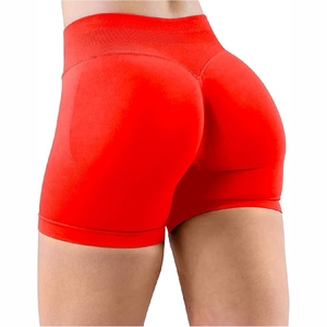 Short de yoga pour femme de qualité professionnelle Leggings respirants de haute qualité, sans couture, taille haute - Product Image 4