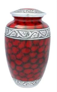 Urna de cremación de recuerdo de aluminio multicolor azul mármol - Product Image 2