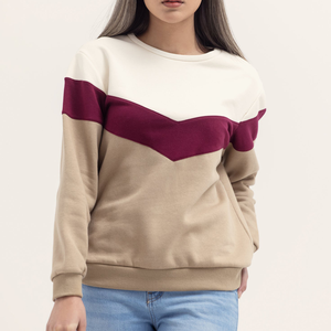 Personalizado de alta calidad de las mujeres de peso pesado rosa de algodón Fleece Comfort Crewneck Pullover sudaderas con capucha - Product Image 3