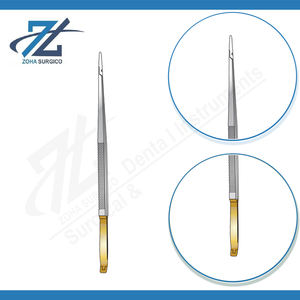 Portaagujas Castroviejo Manual con Mordazas de Polvo de Diamante, 180 mm de Largo, Acero Inoxidable Quirúrgico, Certificado CE, Instrumentos de Alta Calidad - Product Image 3