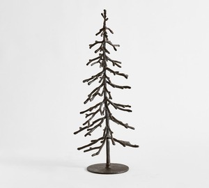 Decoración de mesa de árbol de Navidad de Metal brillante de lujo, adorno festivo elegante para sala de estar, entrada, celebración navideña - Product Image 4