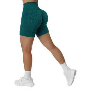 Nuevos pantalones cortos deportivos para mujer, pantalones cortos de gimnasio sin costuras de cintura alta con pantalones cortos de diseño de levantamiento de botín para mujer - Product Image 3
