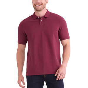 Logotipo personalizado 100% algodón de manga corta para hombre para camisas de polo Diseño de marca que absorbe la humedad Ropa de golf Lisa para Polo - Product Image 1