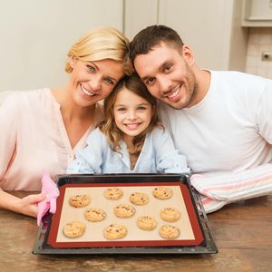 Tapis de cuisson en silicone de qualité alimentaire réutilisable, tapis à pâtisserie, <span class=keywords><strong>feuille</strong></span> de four, outils de cuisine à succès - Product Image 5