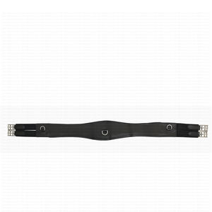 Cincha de Cuero Negra Recta para Caballo, Herrajes de Acero Inoxidable, Color y Tamaño Personalizables, Calidad A+ Certificada para Equitación General - Product Image 1