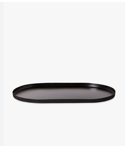 Bandeja DE SERVICIO DE Metal ovalada de estilo nórdico, plato de comida para el hogar con organizador de escritorio, Plato decorativo de almacenamiento de cocina, tamaños S/L disponibles - Product Image 2