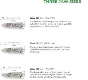 Ergonomic Design D-07 Cuticle Nipper JAW 12 Stainless Steel Durable Sharp Grey Plated Manicure Scissors for Home Salon Use - Product Image 4