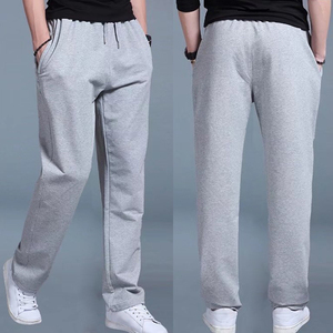 2024 été léger décontracté coupe régulière hommes toile Joggers pantalons de survêtement vêtements de sport tricot pantalon jambe large - Product Image 5