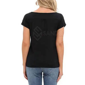 Camiseta de sublimación de mujer a precio barato con logotipo personalizado al por mayor, camisetas de mujer de gran tamaño al mejor precio - Product Image 4