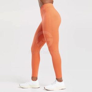 Legging de yoga pour femmes, couleur unie, de haute qualité, respirant, respectueux de l'environnement, taille élastique, longueur complète, pantalon en spandex/polyester - Product Image 3