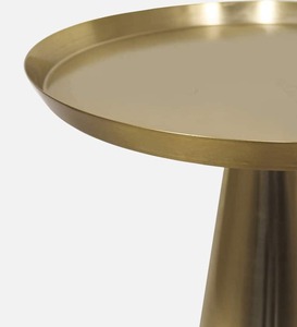 Gold Pilar Design Metal <b>Side</b> <b>Table</b> With Metal Top <b>Tables</b> Accent <b>Side</b> <b>Table</b> for Living Room and Home Furniture <b>High</b> Quality - Product Image 4