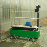Nouveau chariot à rail Seomak pour serres agricoles, tomates et légumes, électrique, à câble métallique, télécommandé, capacité de charge 0,5 tonne, 2