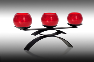 Bougeoir en cristal, décoration de la maison, autre support de bougie brillant, pour l'intérieur et l'extérieur - Product Image 3