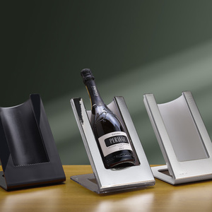 Scatola 6 pezzi Design innovativo Made in Italy Wine Cooler senza ghiaccio necessario per feste contesti HoReCa variante nera - Product Image 6