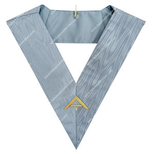 COLLIER D'OFFICIER DE REGALIA MAÇONNIQUE DE RITE TRADITIONNEL FRANÇAIS PREMIÈRE GARDE - Product Image 1