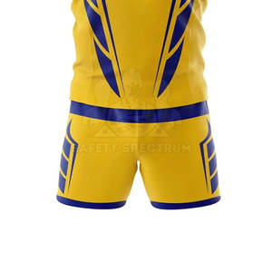 Ensembles de maillots de rugby respirants à séchage rapide 100% polyester écologiques Couleurs et logo personnalisables Fabriqués au Pakistan - Product Image 4