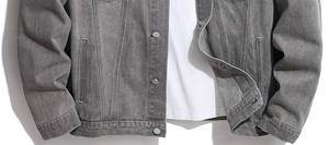 Vestes Denim Hiver Vintage pour Homme Bouton Avant 100% Coton Tendance Eco-Friendly 2025 Styles - Product Image 4