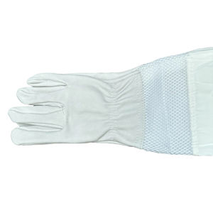 Beekeeper Gloves Ventilated Apiculture Beekeeper Prevent Beehive Tools Beekeeping Bee Gloves (Yellow or White <b>Net</b>) - Product Image 5