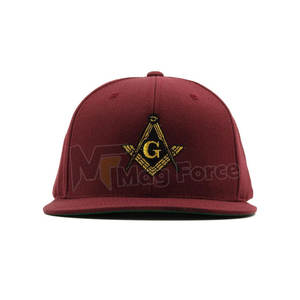 Chapeau de Baseball franc-maçonnerie marron brodé unisexe, chapeau de haute qualité, avec Logo de boussole, vente en gros - Product Image 1