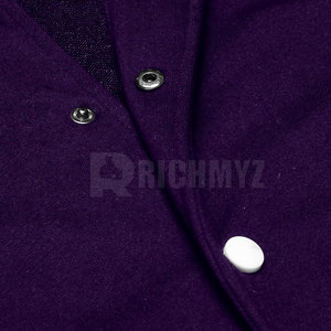 Veste d'hiver pour homme, best-seller, col montant, logo sur le devant, boutons recouverts, écologique, respirante, style Letterman - Product Image 6