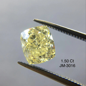 เพชรแท้ที่ผ่านการรับรองจาก Gia สีเหลืองอ่อนสำหรับทำเครื่องประดับเพชรทรงหลวมธรรมชาติ1.50 CT - Product Image 1