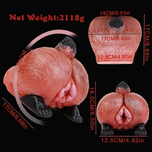 Alien Airplane Silicone Cup, Famoso Sex Toy Transfrontaliero, Masturbatore Maschile con Stampo Inverso per Allenamento del Pene, <span class=keywords><strong>a</strong></span> Forma di Animale da Caccia - Product Image 4