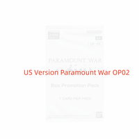 Cartes à collectionner Hobby OP02 Paramount War Booster Pack 12 cartes par paquet 121 types de cartes de jeu