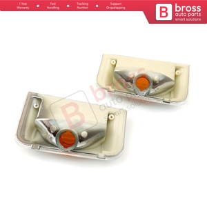 BSP909 2 Piezas Lámpara Indicadora de Espejo Retrovisor Lateral Lente NARANJA R+L 71748253 71748252 para MK3 - Product Image 6