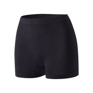Shorts de sport taille mi-haute 100% coton, contrôle du ventre, taille XS, bermuda, taille élastique, sport, gym, yoga, course à pied, danse, respirant - Product Image 4