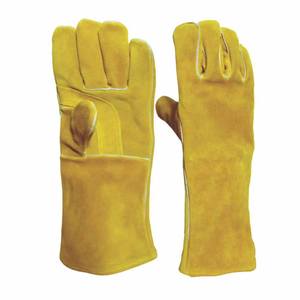 Gants de sécurité industriels robustes en cuir de vachette pleine fleur, résistants à la chaleur, antistatiques, résistants aux déchirures, 7 oz - Product Image 4