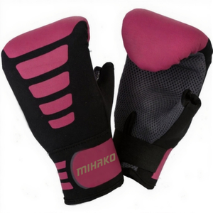 Gants de boxe MMA en cuir à lacets excellents - Poignées imperméables respirantes pour l'entraînement - Product Image 2