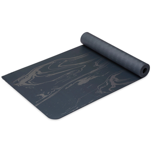 Dark Blue Marble Pattern Yoga <b>Mat</b> Non Slip PU Exercise Fitness Floor <b>Mat</b> - Product Image 1