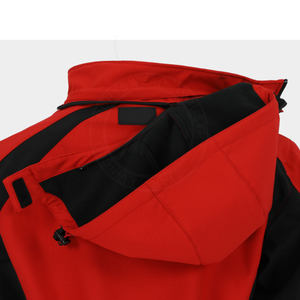 Veste softshell pour homme avec logo personnalisé, réversible, respirante, imperméable, coupe-vent, doublure en polaire, fermeture éclair, design personnalisé - Product Image 4
