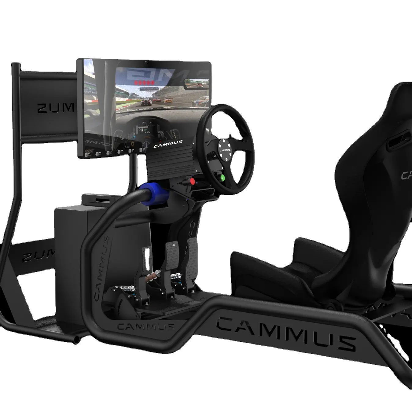 New generation virtual reality CAMMUS racing simulator or game stand game steering wheel game seat