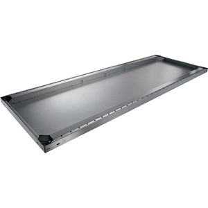 <b>Large</b> <b>Shelving</b> <b>Unit</b> Shelf 1700x600mm 200kg Capacity Silver Galvanized Steel 2 Pack META - Product Image 1