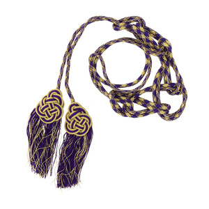 Cinturón Personalizado para Sacerdote, Color Morado, con Cruz Pectoral Redonda de Metal, Ribete de Nailon con Cuerda, para Vestimentas de Iglesia, Bolsas y Zapatos - Product Image 2