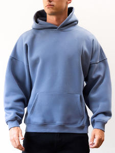 Nueva Llegada, Sudadera con Capucha Azul Extra Grande para Hombre, de Invierno, de Primera Calidad, Informal, Transpirable, para Adultos - Product Image 6